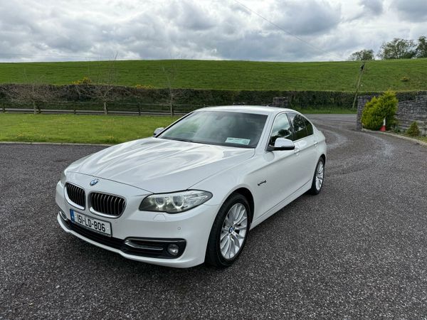 BMW 5-Series Saloon, Diesel, 2015, White