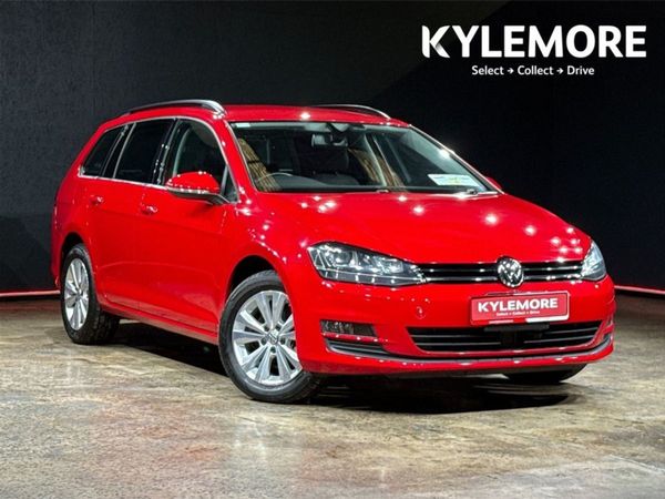 Volkswagen Golf Estate, Petrol, 2016, Red