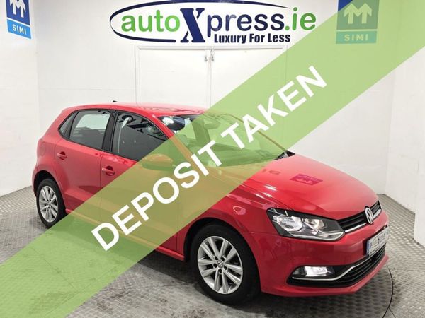 Volkswagen Polo Hatchback, Petrol, 2016, Red