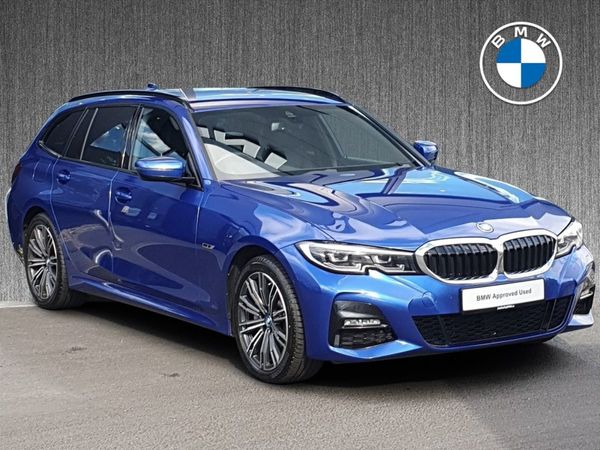 BMW 3-Series Estate, Petrol Plug-in Hybrid, 2022, Blue