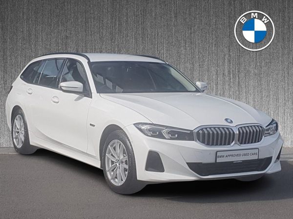 BMW 3-Series Estate, Petrol Plug-in Hybrid, 2023, White
