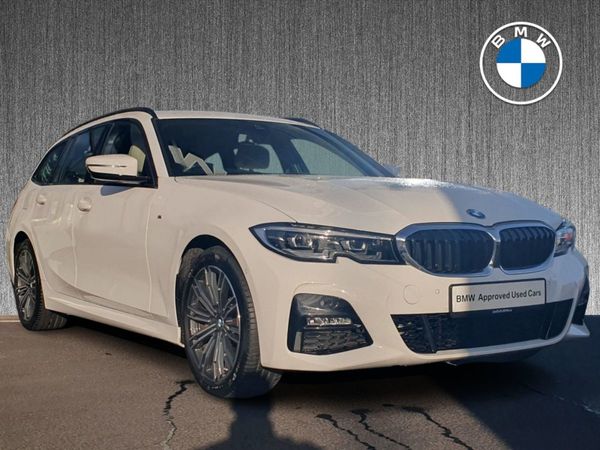 BMW 3-Series Estate, Petrol Plug-in Hybrid, 2021, White
