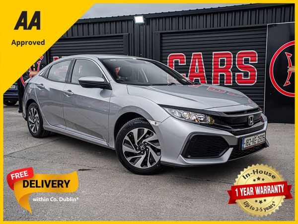 Honda Civic Hatchback, Petrol, 2018, Silver