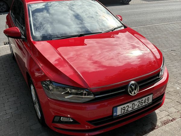 Volkswagen Polo Hatchback, Petrol, 2019, Red