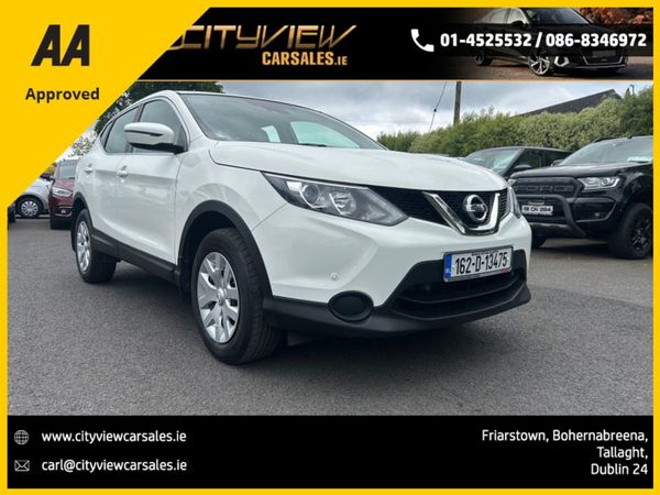 Nissan Qashqai MPV, Petrol, 2016, White