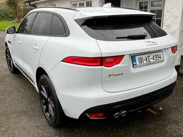 Jaguar F-Pace SUV, Diesel, 2018, White