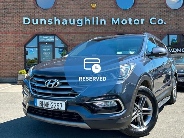 Hyundai Santa Fe SUV, Diesel, 2018, Blue