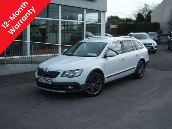 Skoda Superb Estate, Diesel, 2014, White