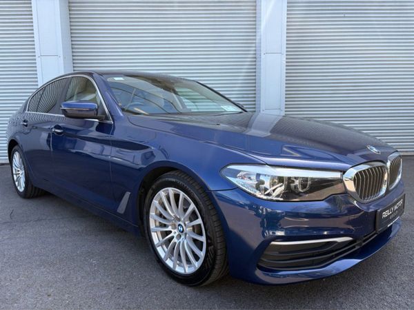 BMW 5-Series Saloon, Diesel, 2018, Blue