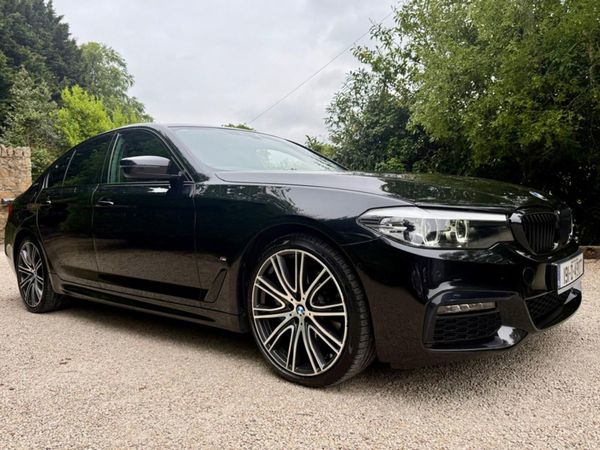 BMW 5-Series Saloon, Petrol Plug-in Hybrid, 2019, Black