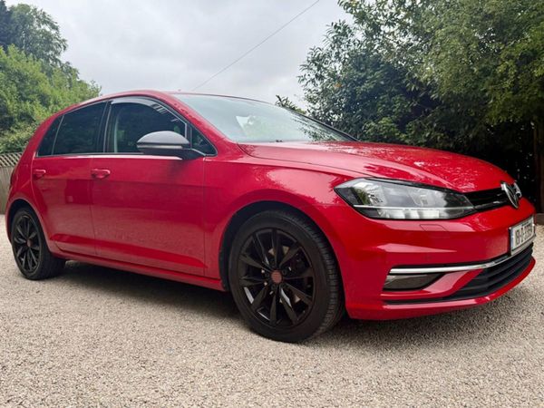 Volkswagen Golf Hatchback, Diesel, 2018, Red