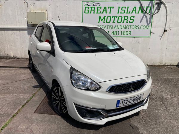 Mitsubishi Mirage Hatchback, Petrol, 2017, White