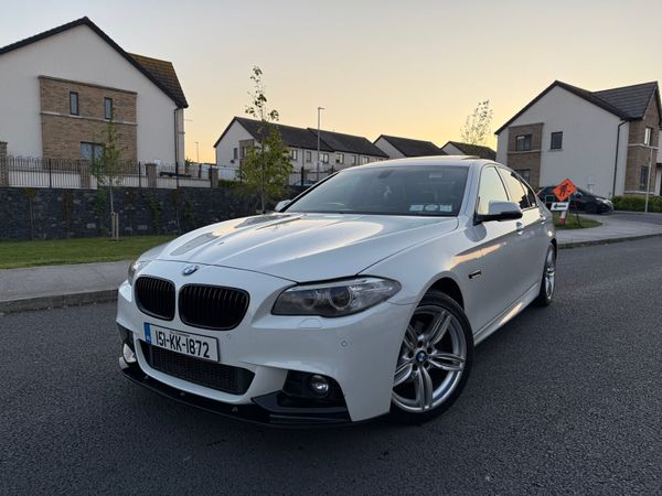 BMW 5-Series Saloon, Diesel, 2015, White