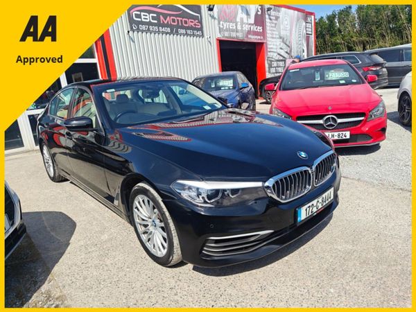 BMW 5-Series Saloon, Hybrid, 2017, Black