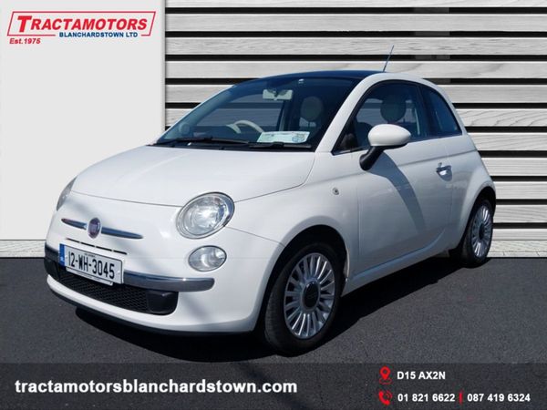 Fiat 500 Hatchback, Petrol, 2012, White