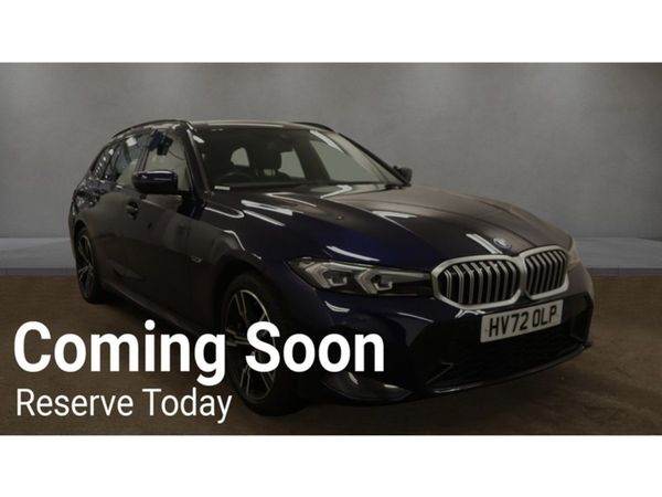 BMW 3-Series Estate, Petrol Plug-in Hybrid, 2022, Blue