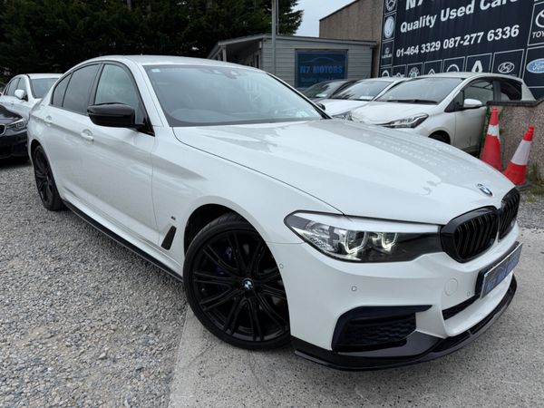 BMW 5-Series Saloon, Petrol Plug-in Hybrid, 2020, White