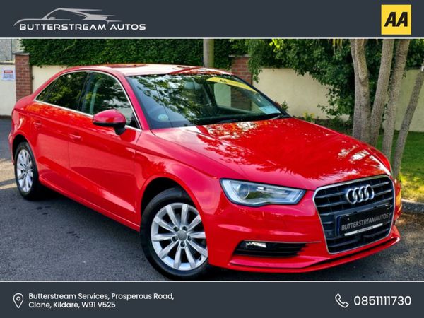 Audi A3 Saloon, Petrol, 2014, Red