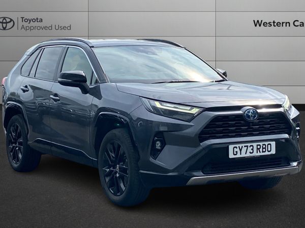 Toyota RAV4 SUV, Petrol Hybrid, 2023, Grey