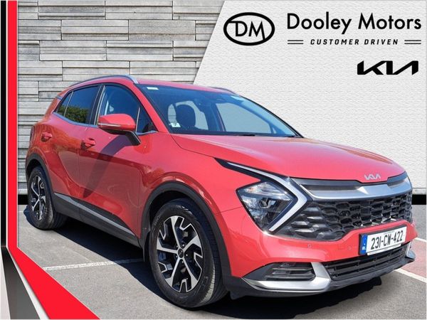 Kia Sportage SUV, Diesel Hybrid, 2023, Red