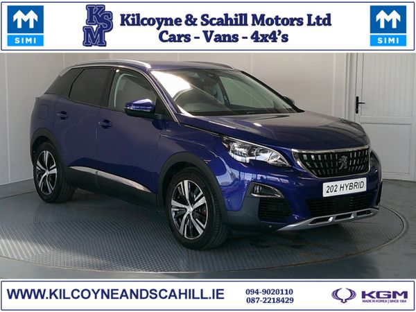 Peugeot 3008 SUV, Petrol Hybrid, 2020, Blue