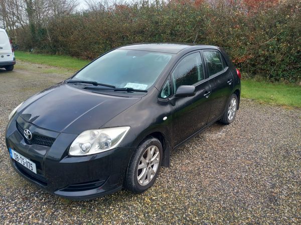 Toyota Auris Hatchback, Petrol, 2008, Black