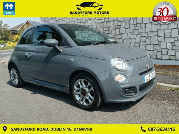 Fiat 500 Hatchback, Petrol, 2014, Grey