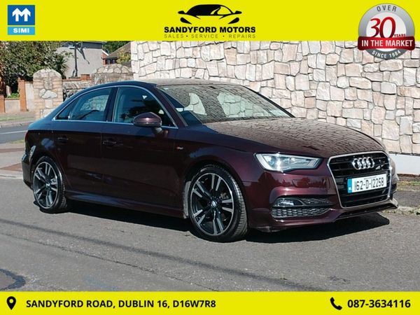 Audi A3 Saloon, Diesel, 2016, Red