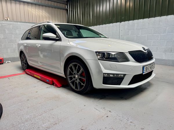 Skoda Octavia Estate, Diesel, 2015, White