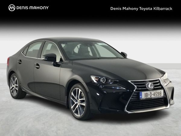 Lexus IS Saloon, Petrol Hybrid, 2018, Black