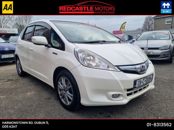 Honda Jazz Hatchback, Petrol Hybrid, 2013, White