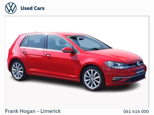 Volkswagen Golf Hatchback, Diesel, 2018, Red