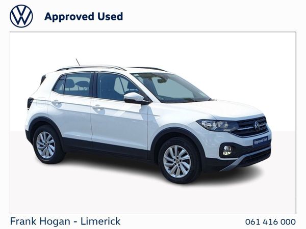Volkswagen T-Cross SUV, Petrol, 2022, White