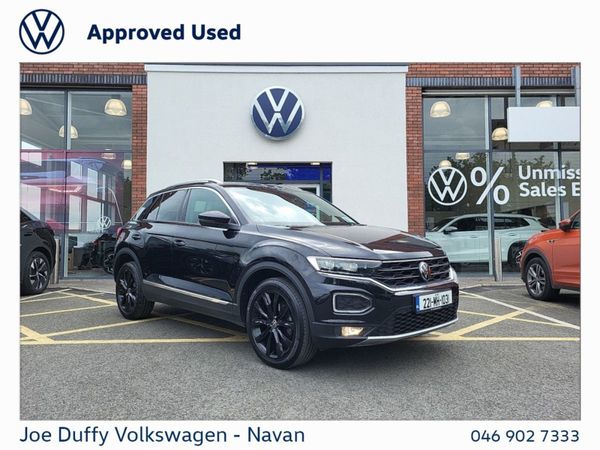 Volkswagen T-Roc SUV, Petrol, 2022, Black