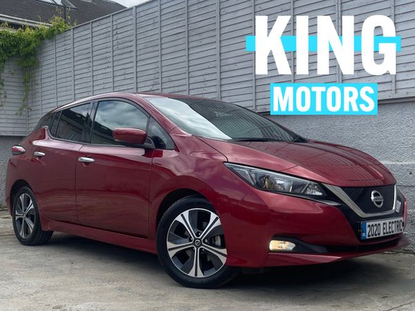 Nissan Leaf Hatchback, Electric, 2021, Red