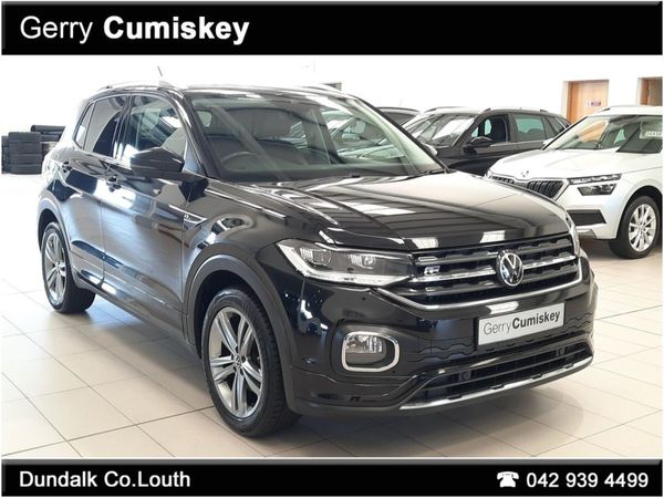 Volkswagen T-Cross Hatchback, Petrol, 2023, Black