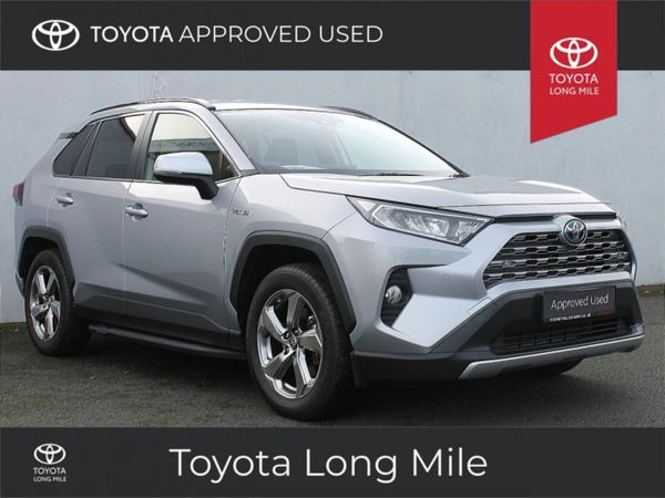 Toyota RAV4 SUV, Petrol Hybrid, 2021, Silver
