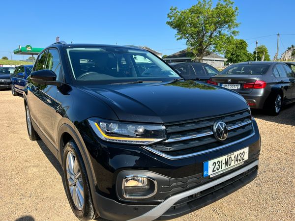 Volkswagen T-Cross Estate/Jeep, Petrol, 2023, Black