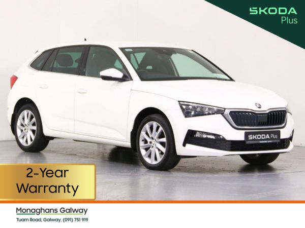 Skoda Scala Hatchback, Petrol, 2022, White