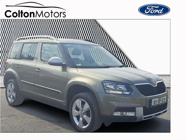 Skoda Yeti SUV, Diesel, 2015, Green