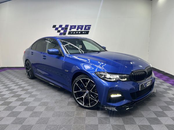 BMW 3-Series Saloon, Petrol Hybrid, 2022, Blue