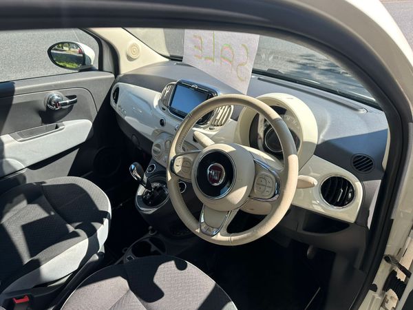 Fiat 500 Saloon, Petrol, 2017, White
