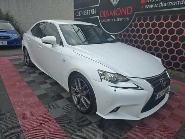 Lexus IS Saloon, Petrol Hybrid, 2015, White