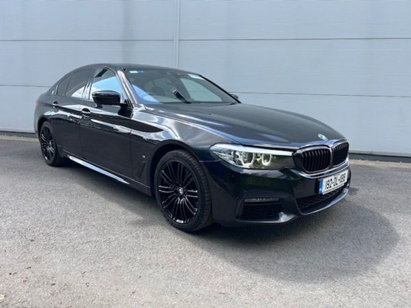 BMW 5-Series Saloon, Petrol Plug-in Hybrid, 2019, Black