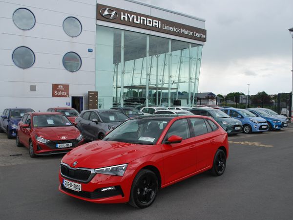 Skoda Scala Hatchback, Petrol, 2020, Red