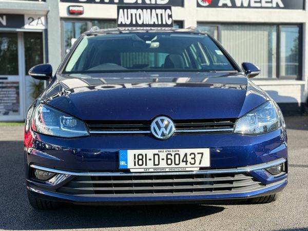 Volkswagen Golf Estate, Petrol, 2018, Blue