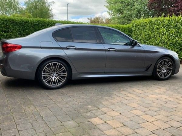 BMW 5-Series Saloon, Diesel, 2017, Blue