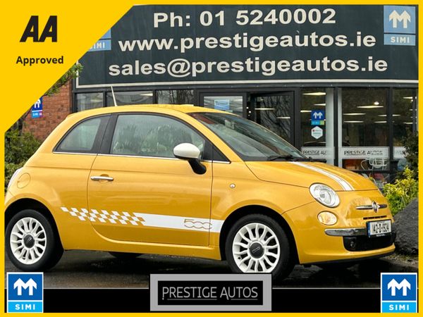 Fiat 500 Hatchback, Petrol, 2014, Beige