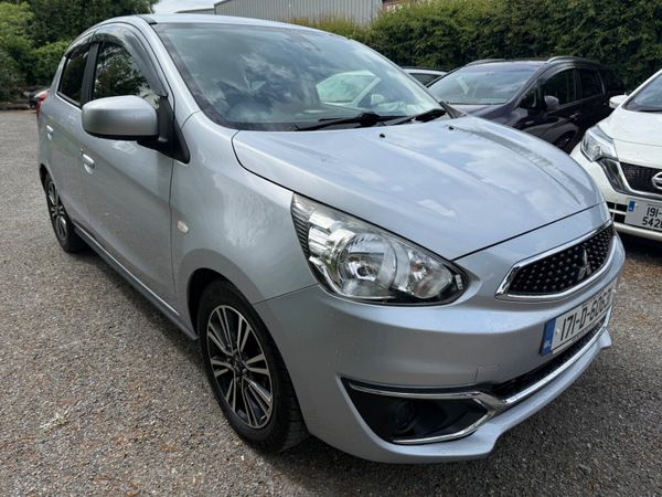 Mitsubishi Mirage Hatchback, Petrol, 2017, Silver