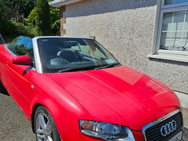 Audi A4 Convertible, Petrol, 2007, Red